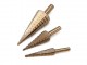 HBM HSS - 5% Cobalt Trapgatboren / Stappenboren / Piramideboren