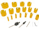 HBM Professionele 17 Delige Multi Materiaal TCT Diamanten Gatzagenset