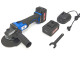 HBM Professionele 20 Volt Koolborstelloze Accu Haakse Slijper 125 mm Met 2 Li-Ion accu's 4.0Ah en Snellader