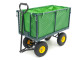 HBM 350 Kg Trekkar, Bolderwagen, Tuinkar Met 86 x 46 x 38 cm Laadbak Inclusief Canvas Zak