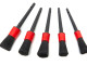 HBM Jeu de brosses intérieures 5 pièces, brosses pour jantes pour l'entretien des voitures