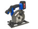 HBM Professionele 20 Volt 4,0AH Koolborstelloze Accu Cirkelzaag 165 mm. Met 2 Li-Ion Accu's