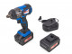 HBM Professionele 18 Volt 4,0AH Koolborstelloze Accu Slagmoersleutel 350 Nm. Met 2 Li-Ion Accu's