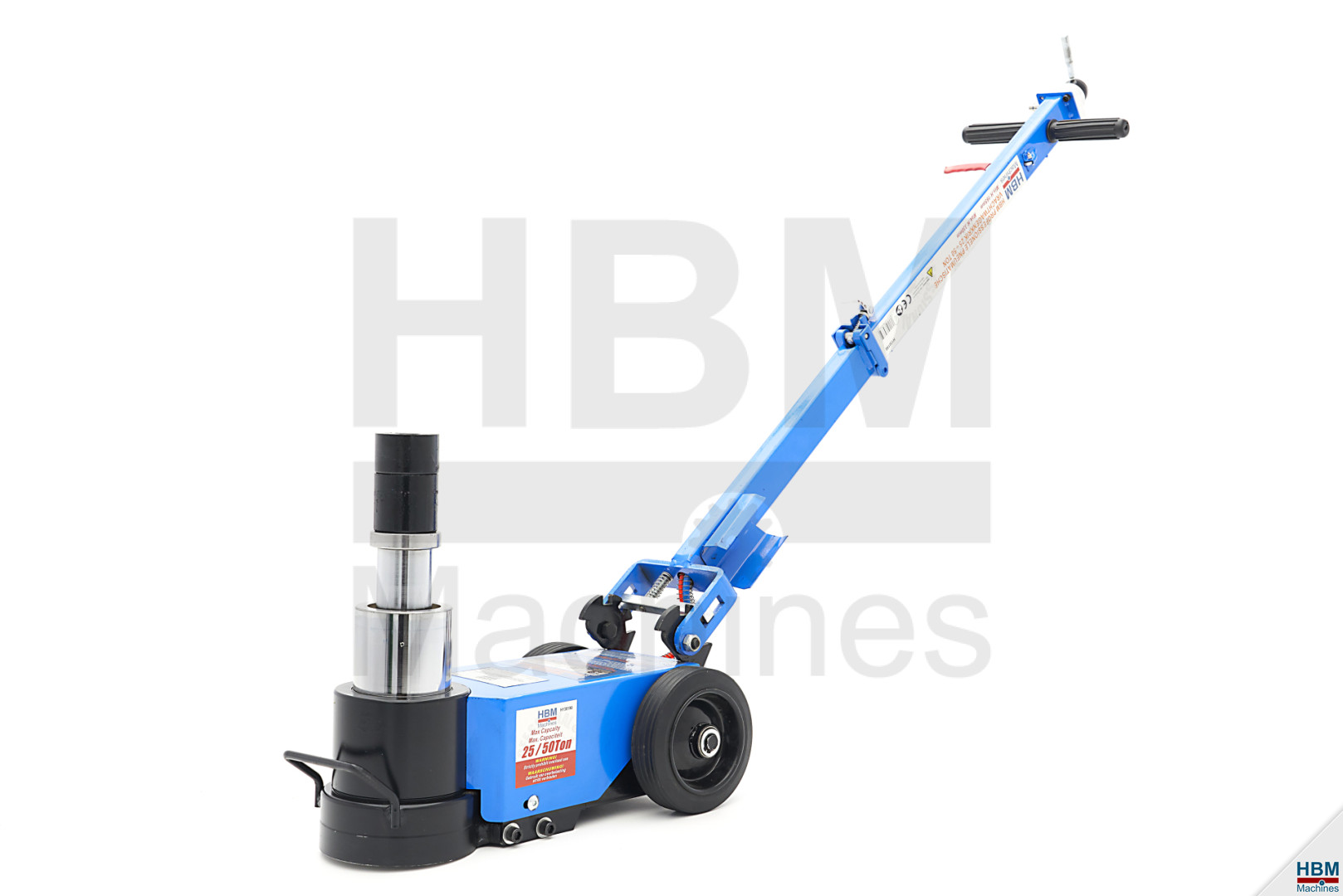 HBM Professioneller pneumatischer Wagenheber 25 - 50 Tonnen