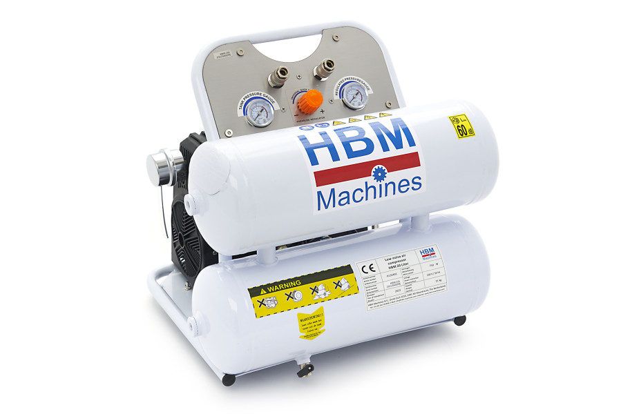 HBM 20 Liter Professionele Low Noise Compressor - Model 2