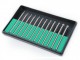HBM 12 Delig Diamanten Stiftfrezenset Schacht 3,0 mm
