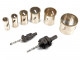 HBM Jeu de scies cloches diamantées professionnelles 11 pièces 19 - 57 mm