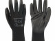 Silverline PU Handschoen met zwarte handpalm Large