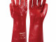Silverline Rode PVC Beschermende Handschoenen, Lange uitvoering Maat L