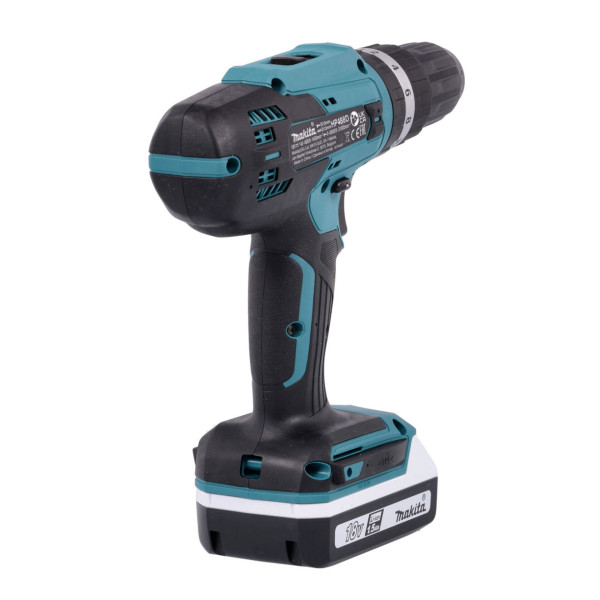 TEENO Taladro inalámbrico de 21 V con dos baterías y cargador, taladro de impacto, capacidad de